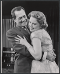 Frank Lovejoy and Kathleen Maguire in the stage production The Best Man