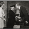 Leora Dana, Ruth McDevitt, and Melvyn Douglas in the stage production The Best Man