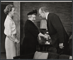 Leora Dana, Ruth McDevitt, and Melvyn Douglas in the stage production The Best Man