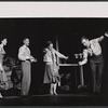 Michele Lee, David Opatoshu, Maria Karnilova and Cesare Siepi in the stage production Bravo Giovanni