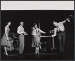 Michele Lee, David Opatoshu, Maria Karnilova and Cesare Siepi in the stage production Bravo Giovanni