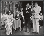 Cesare Siepi, George S. Irving [right] and ensemble in the stage production Bravo Giovanni