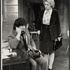 Alan Bates and Barbara Lester in the stage production Butley