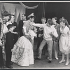 Dick Gautier, Susan Watson, Michael J. Pollard, and company in the stage production Bye Bye Birdie