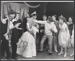 Dick Gautier, Susan Watson, Michael J. Pollard, and company in the stage production Bye Bye Birdie