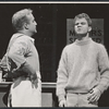 Unidentified actor and Michael J. Pollard in the stage production Bye Bye Birdie