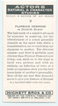Florence Desmond as Elisabeth Bergner.