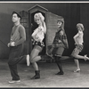 Pierre Olaf, Jennifer Billingsley, and dancers in the stage production Carnival!