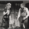 Henry Lascoe [left] and unidentified in the stage production Carnival