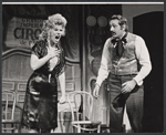 Henry Lascoe [left] and unidentified in the stage production Carnival