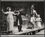 Deborah St Darr, Lewis J. Stadlen, Mark Baker, Sam Freed and Maureen Brennan in the 1974 revival of the stage production Candide