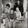 Publicity cast photo of (clockwise from left) Cicely Tyson, Louis Gossett, Johnny Brown, Diane Ladd, and David Steinberg in the stage production Carry Me Back to Morningside Heights