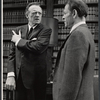Van Heflin and Joseph Julian in the stage production A Case of Libel