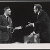 John Randolph and Van Heflin in the stage production A Case of Libel