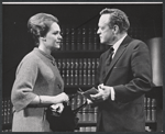 M'el Dowd and Van Heflin in the stage production A Case of Libel