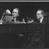 Joseph Julian and Van Heflin in the stage production A Case of Libel