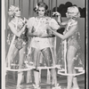 Ann-Margret and unidentified cast members in the television production Dames at Sea