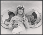 Dick Shawn and unidentified others in the 1971 TV adaptation of Dames at Sea