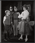 Charles Saari, Carl Reindel, Timmy Everett, and Evans Evans in the stage production The Dark at the Top of the Stairs