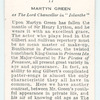 Martyn Green as The Lord Chancellor in 'Iolanthe'.