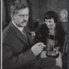 Frank Overton and Eileen Heckart in the stage production The Dark at the Top of the Stairs
