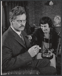 Frank Overton and Eileen Heckart in the stage production The Dark at the Top of the Stairs