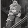 Charles Saari and Teresa Wright in the stage production The Dark at the Top of the Stairs