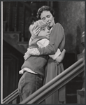 Charles Saari and Teresa Wright in the stage production The Dark at the Top of the Stairs