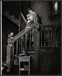 Charles Saari and Teresa Wright in the stage production The Dark at the Top of the Stairs