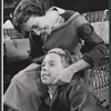 Teresa Wright and Charles Saari in the stage production The Dark at the Top of the Stairs