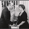 Howard Da Silva and Getrude Berg in the stage production Dear Me, the Sky Is Falling