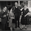 Carl Don, Martha Greenhouse, Howard Da Silva, and Gertrude Berg in the stage production Dear Me, the Sky Is Falling