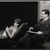 Jill Kraft and William Daniels in the stage production Dear Me, the Sky Is Falling