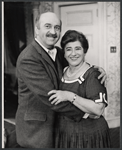 Howard Da Silva and Gertrude Berg in the stage production Dear Me, the Sky Is Falling