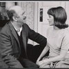 Howard Da Silva and Jill Kraft in the stage production Dear Me, the Sky Is Falling