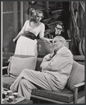 Sylvia Daneel, Paul Roebling and Cameron Prud'homme in the stage production A Desert Incident
