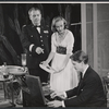 Walter Klavun, Sylvia Daneel and Paul Roebling in the stage production A Desert Incident