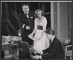 Walter Klavun, Sylvia Daneel and Paul Roebling in the stage production A Desert Incident