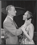 Shepperd Strudwick and Sylvia Daneel in the stage production A Desert Incident