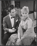 Dorothy Blackburn and unidentified in the stage production A Desert Incident