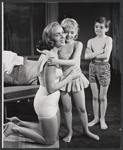 Sylvia Daneel, Mary Susan Locke and Ronnie Tourso in the stage production A Desert Incident