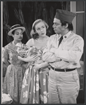 Chailendra Jones, Sylvia Daneel and unidentified in the stage production A Desert Incident