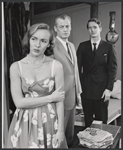 Sylvia Daneel, Shepperd Strudwick and Paul Roebling in the stage production A Desert Incident