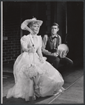 Dolores Gray and Andy Griffith in the stage production Destry Rides Again