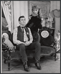 Andy Griffith and Dolores Gray in the stage production Destry Rides Again