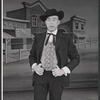 Scott Brady in the stage production Destry Rides Again