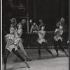 Ensemble dancers in the stage production Destry Rides Again
