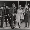 Scott Brady, Dolores Gray, Andy Griffith, and company in the stage production Destry Rides Again