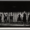 Jack Fletcher, Gerry Matthews, Rex Robbins, Fredericka Weber, Susan Browning and Mary Louise Wilson in the stage production Dime a Dozen