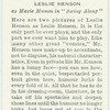 Leslie Henson as Maxie Mumm in 'Swing Along'.
